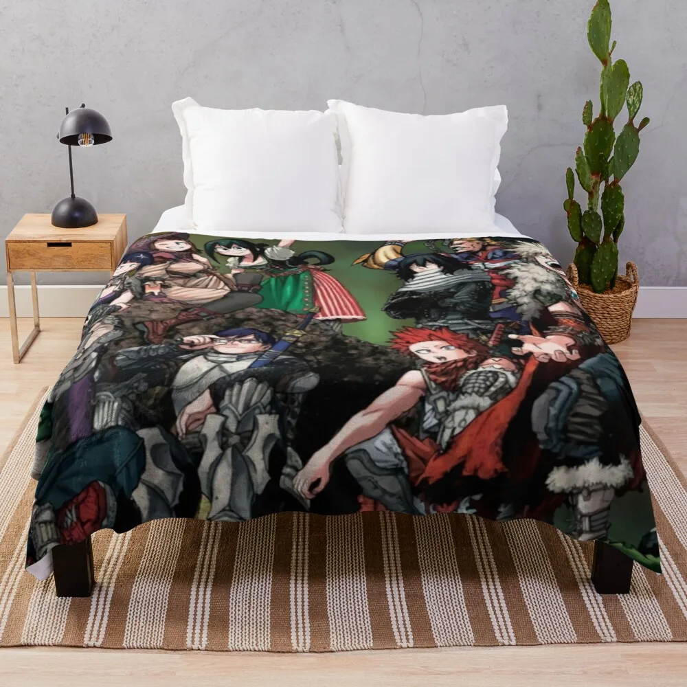 

Collage all characters Throw Blanket Thermal Blankets For Travel Moving Blanket