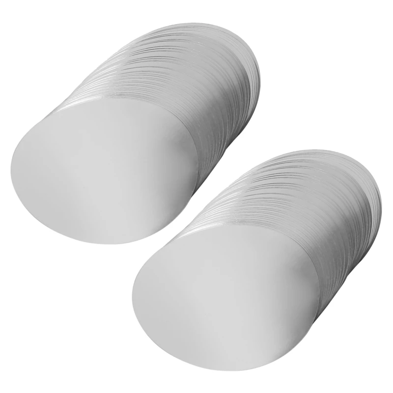 

100Pcs 3Inch Silver Wine Pourer Disk Drip-Proof Drop Drip Stop Pouring Pour Spout