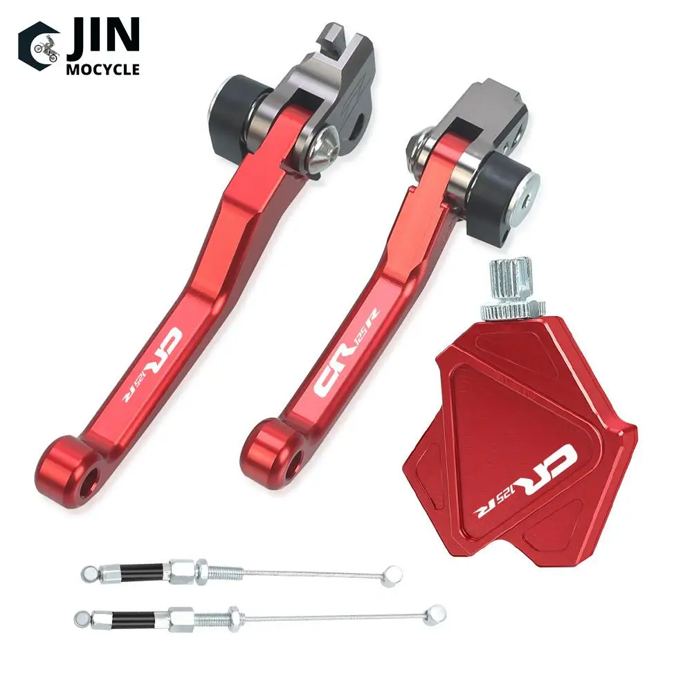 

For HONDA CR125R 1992-2003 2002 2001 Motorcross Accessories CNC Stunt Clutch Lever Easy Pull Cable System Brake Clutch Levers