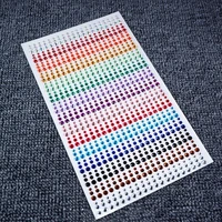 900pcssheet gem stickers durable colorful self adhesive for computer makeup stickers embellishment stickers