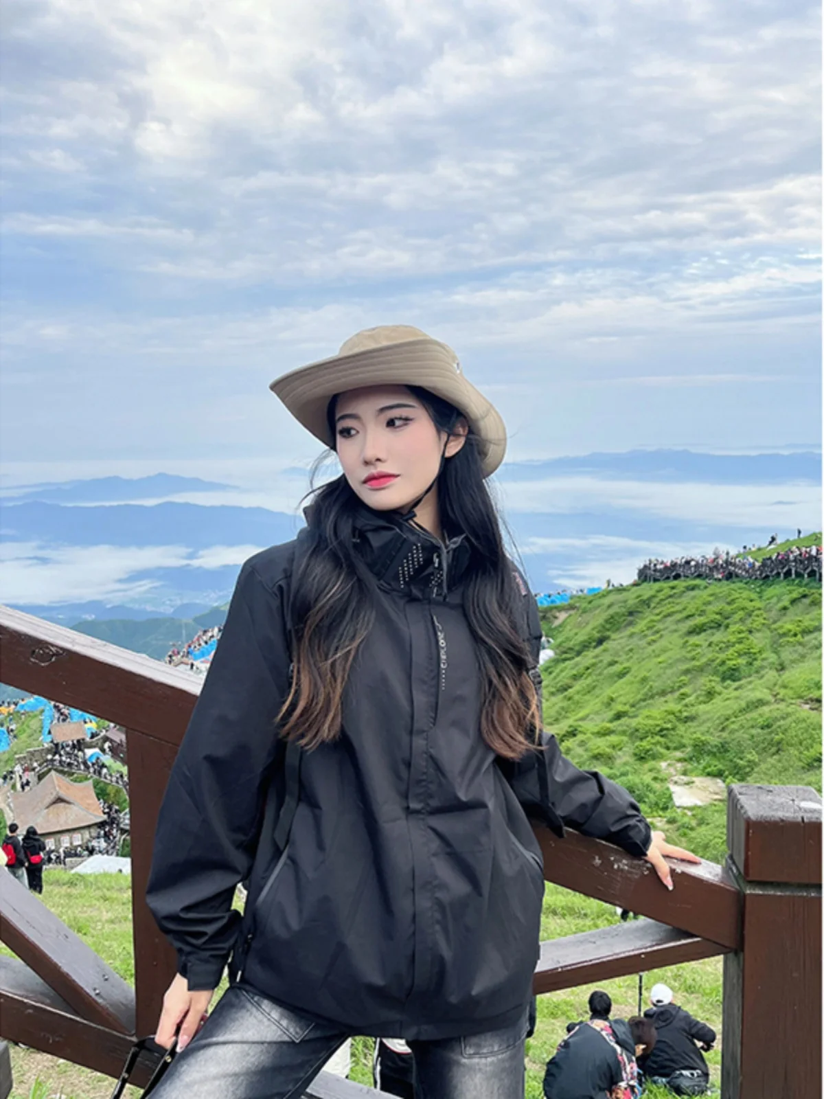 Женская летняя тонкая куртка для скалолазания Три в одном от солнца