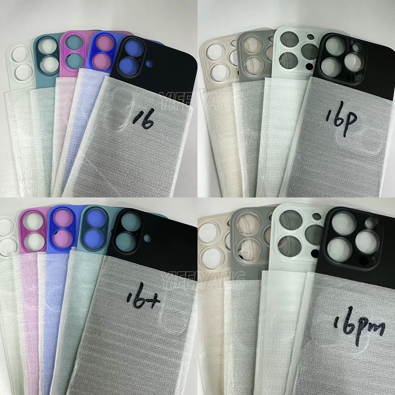 Стеклянная крышка задней батареи типа АА с широким отверстием для камеры замена