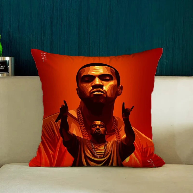 Чехол K-Kanye Omari West для наволочек 45x45 чехлы подушек украшение дома эстетическое