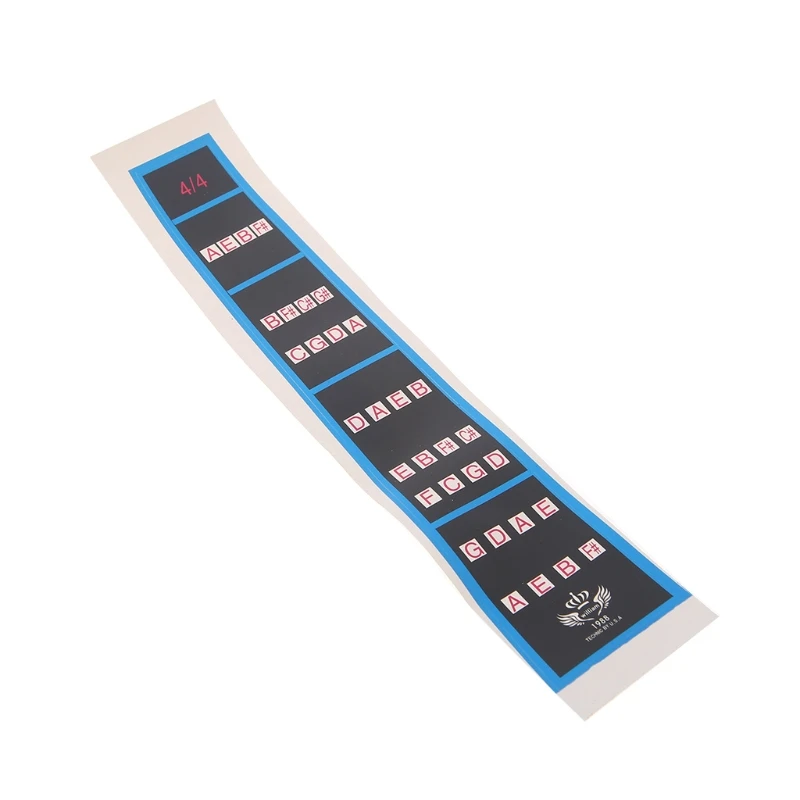 

4/4 3/4 1/2 1/4 1/8 1/10 Violin Fiddle Finger Guide Fingerboard Sticker Practice