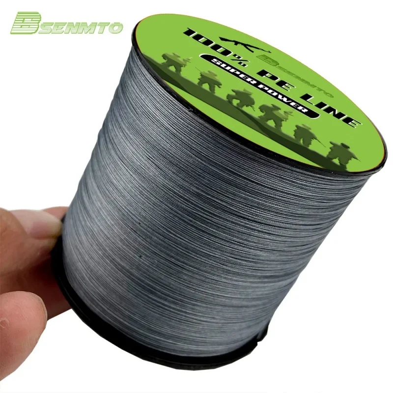 

BSENMTO 8 Strands 1000M 500M 300M Braided Fishing Line Multifilament Pesca Carp Weave Sea Saltwater 100% PE