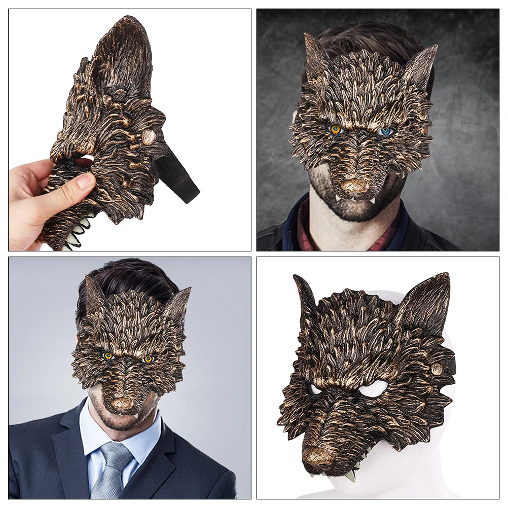 Маски для косплея маскарад мужчин костюм волка и лисы на Хэллоуин декоративное