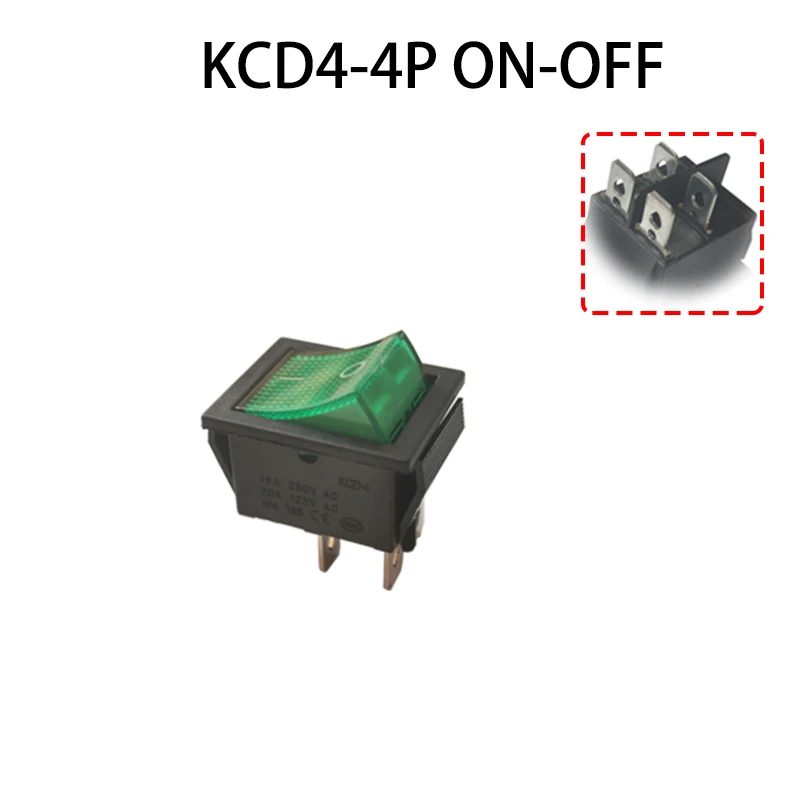 

Размер перфорации 29x22 мм, 4-контактный 6-контактный выключатель питания для лодки с диагональю 220 В, ВКЛ./ВЫКЛ.