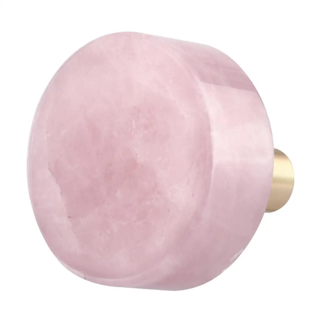 

Natural Crystal Stone Round Cabinet Drawer Knobs Door Handle For Furniture Cupboard Kitchen Pull Knob Wall Hook Home Hardware