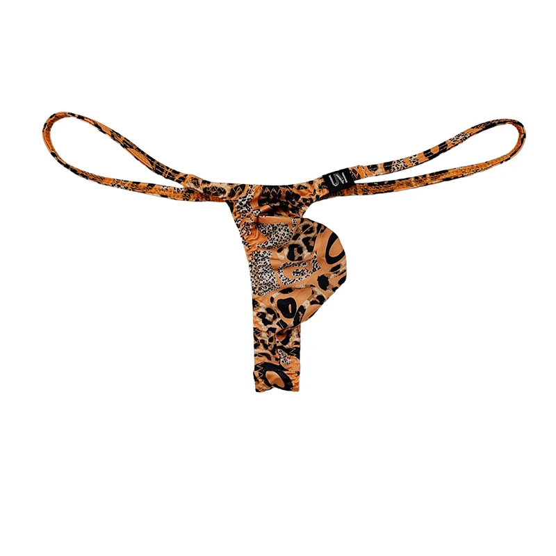 Мужское сексуальное нижнее белье с низкой посадкой стринги из вискозы U-выпуклая