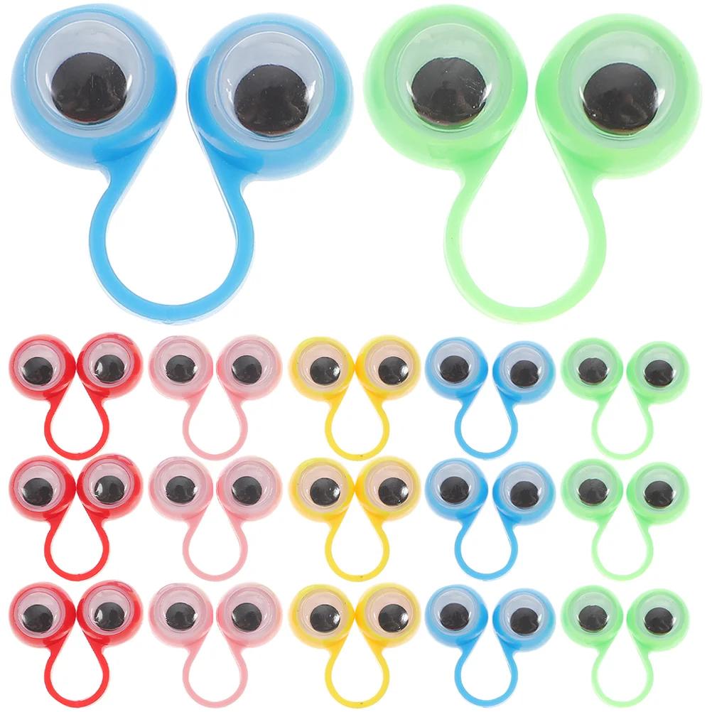 

30 Pcs Eye Ring Learning Toy Kids Toy's Finger Toys Eyes Intelligent Plaything Puppet