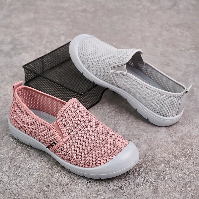 

New Women Casual Shoes Spring Solid Female Mesh Sneakers Casual Flat Shoes Women Flats Ladies Sport Shoes Zapatos Para Mujer