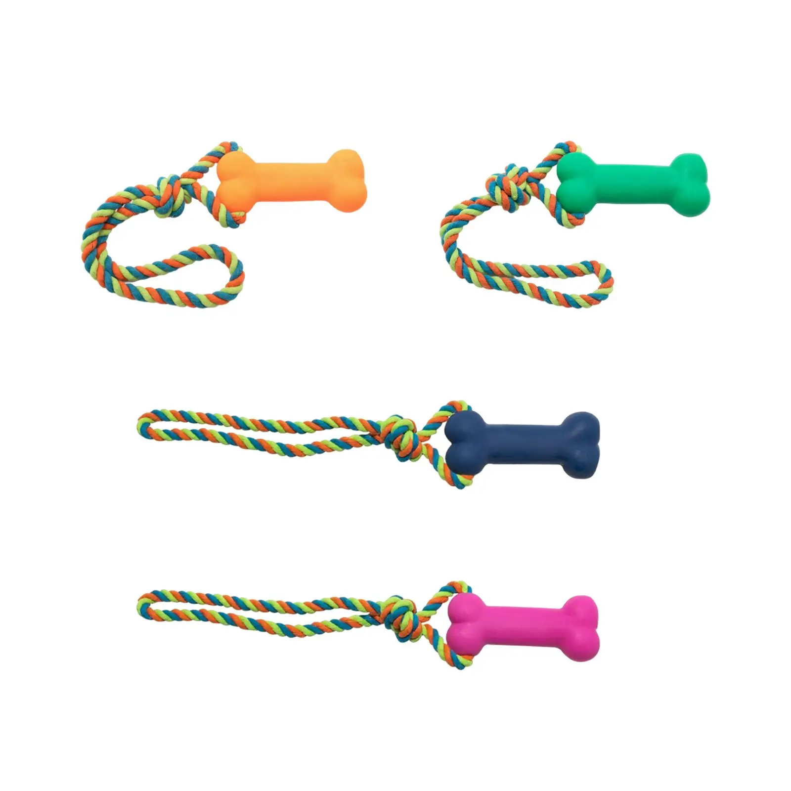 

Dog Rope Chew Toy Squeaky Rope Toy Cute Dog Toy Interactive Toy Playing Bite