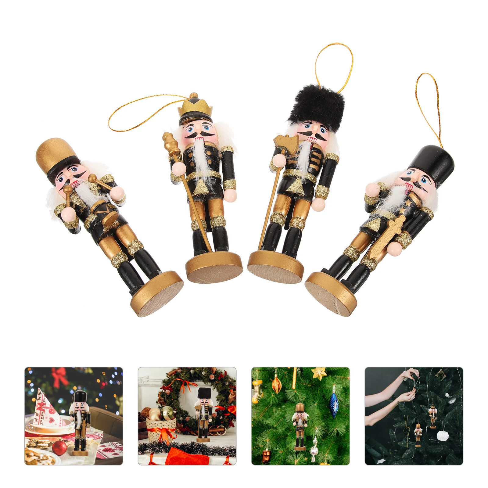 

Wooden Nutcracker Adornments Christmas Home Decorations Christmas Gifts