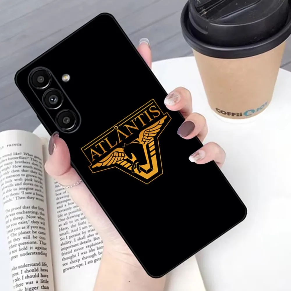 Чехол для телефона с логотипом S-Stargate A-Atlantis Samsung S 25 24 21 22 23 30 20 Ultra Plus Fe Lite Note 10 9 5G