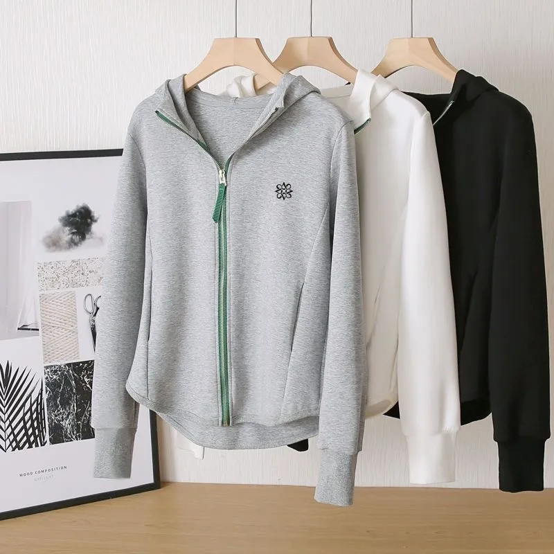 

Высококачественные весенне-осенние женские пальто для гольфа толстовка с капюшоном Модный Кардиган Топы Для Гольфа Корейская женская одежда для бега и гольфа Свитшот