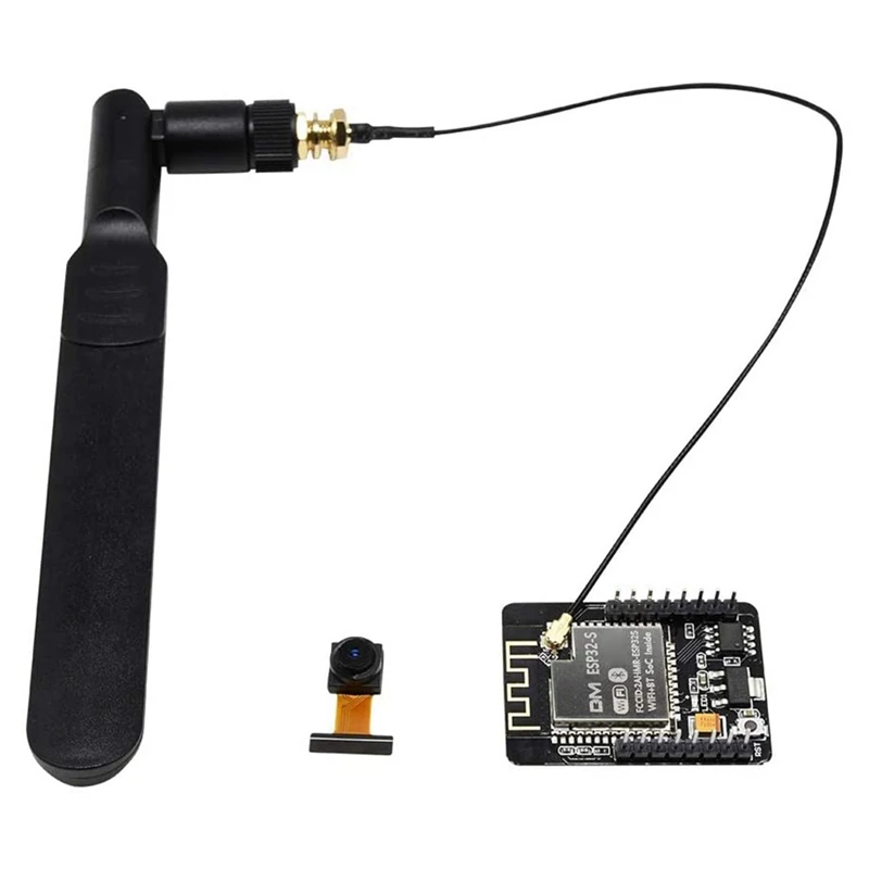 

ESP32-CAM Wifi Bluetooth макетная плата с модулем камеры OV2640 и антенной 8Dbi + IPEX-To-RP-SMA Pigtail Cable