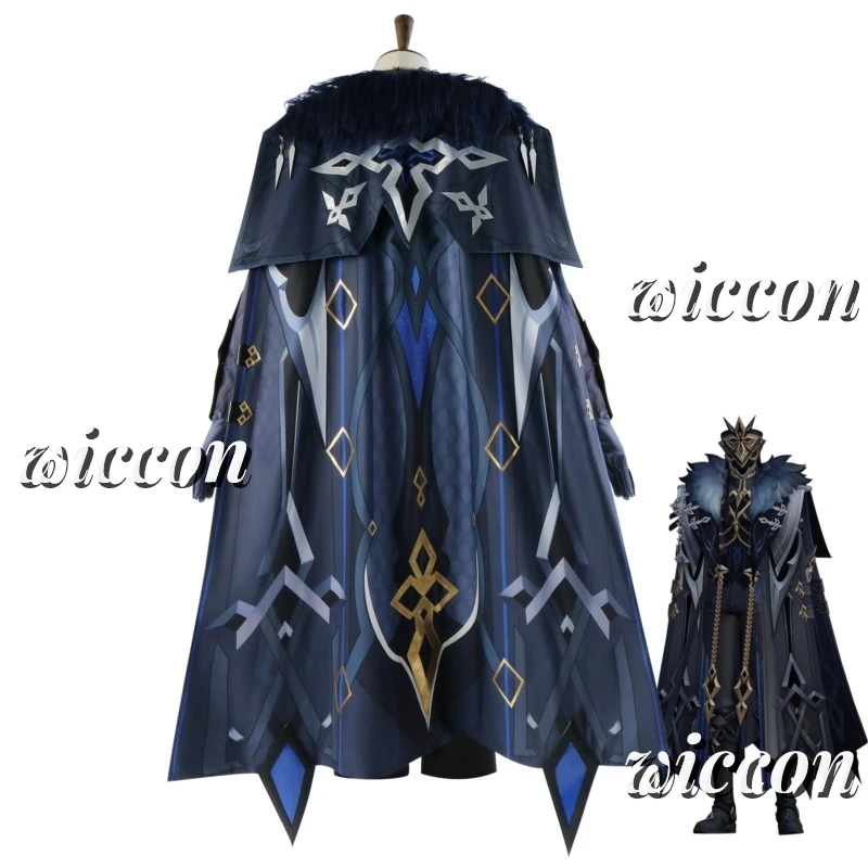 Костюм для косплея капитана Game Genshin Impact II унисекс костюм взрослых парик