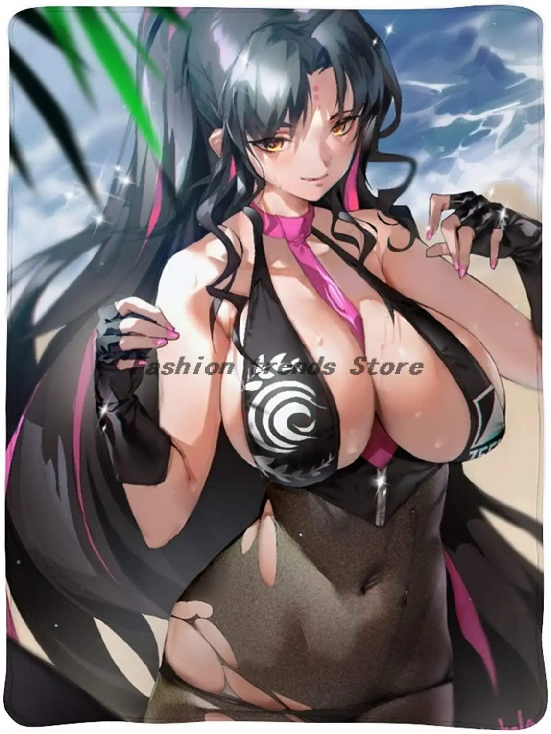 

3D Printed Blanket Anime Kiara Sessyoin Fate Go Cartoon Characters Blanket Quilt Soft Plush Fleece Sherpa Throw Blanket Gift