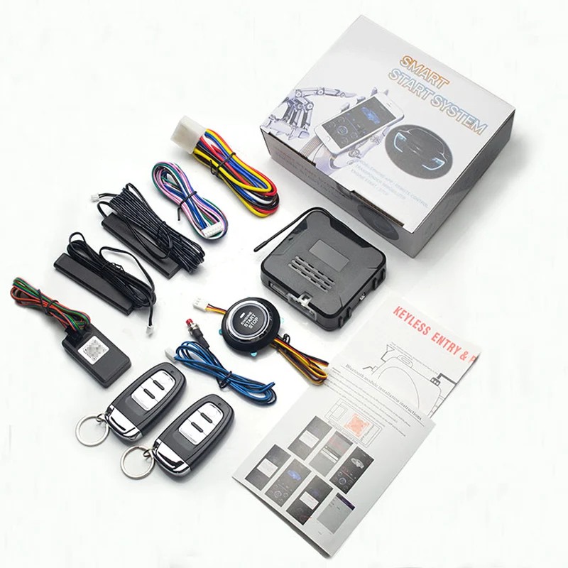 

Ремонт автомобиля, одна кнопка запуска и остановки, бесключевой доступ, сотовый телефон, приложение, Bluetooth, дистанционное управление, зажигание, открытая задняя дверь, автомобильная сигнализация