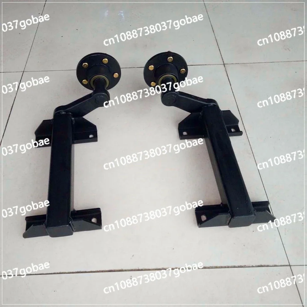 Торсионная ось прицепа 750 кг полуторсионная без тормоза