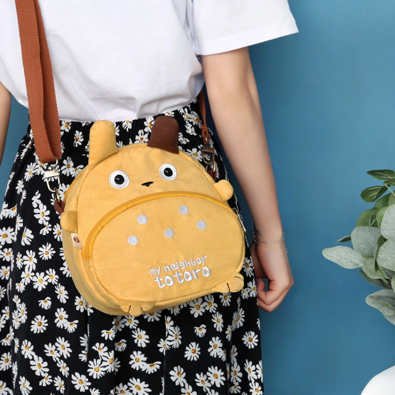 Children Small Bags Totoro 2022 New Mobile Phone Bag Girl Boy Cute Cartoon Student Messenger Bag
