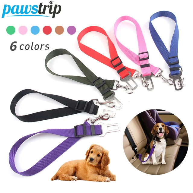 Adjustable Dog Leash Pet Car Safety Seat Belt 1