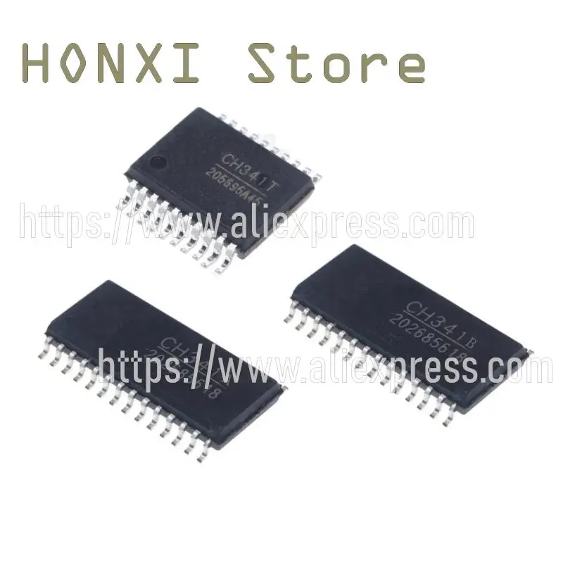 10 шт. CH341A CH341B CH341T SOP28 SSOP20 Инкапсуляция USB чип последовательного интерфейса USB преобразователь чип