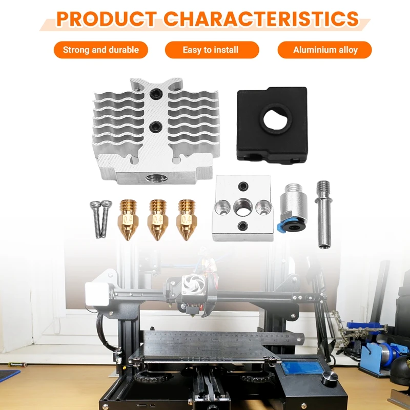 Hotend комплект тепловых блоков Термистор для принтера Ender 3 Neo V2 Max 3D