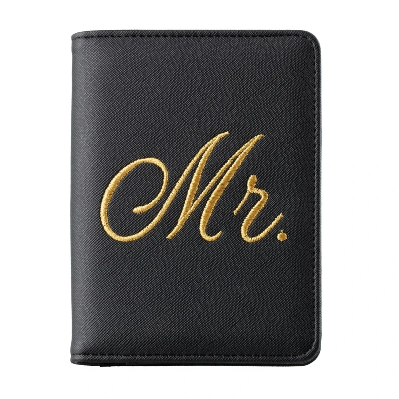 

Mr and Mrs Bridal Passport Covers Holder Travel Wallet Passports Case Honeymoon Gift for Women Men