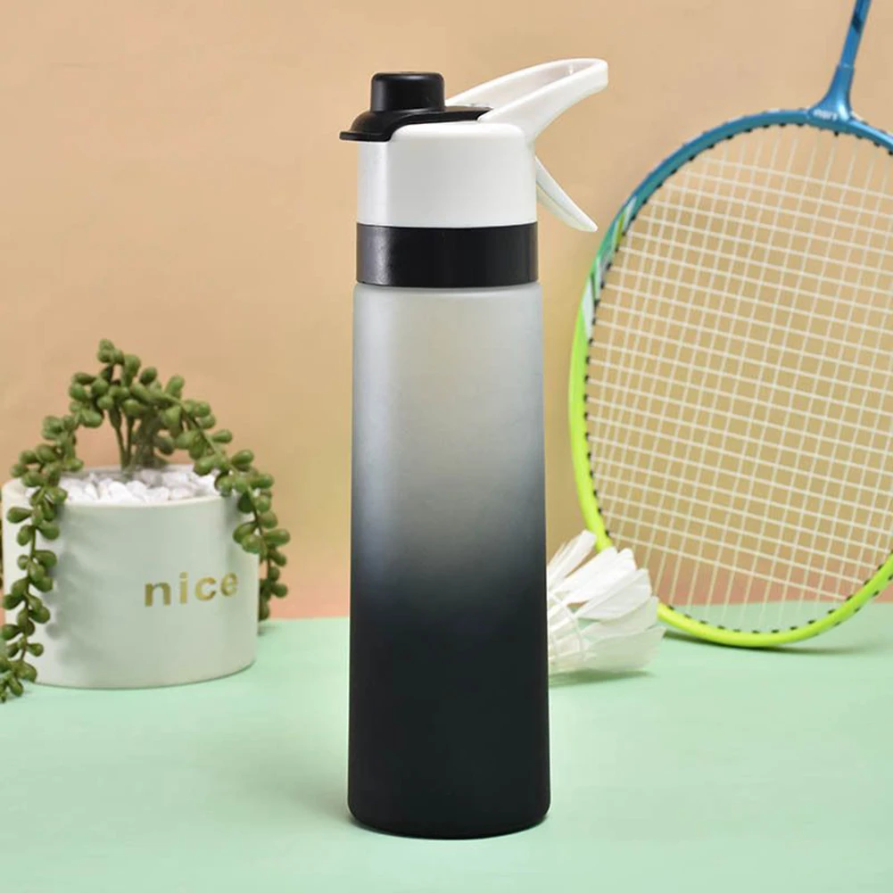 

Durable Water Bottle Drinking Cup 700ml Black Dining Frosted Spray Kitchenware Large Capacity Outdoor Plastics