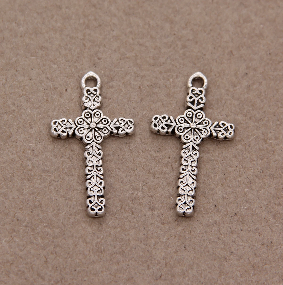 

12 шт., серебряные аксессуары для браслета, 15 х21,5 мм