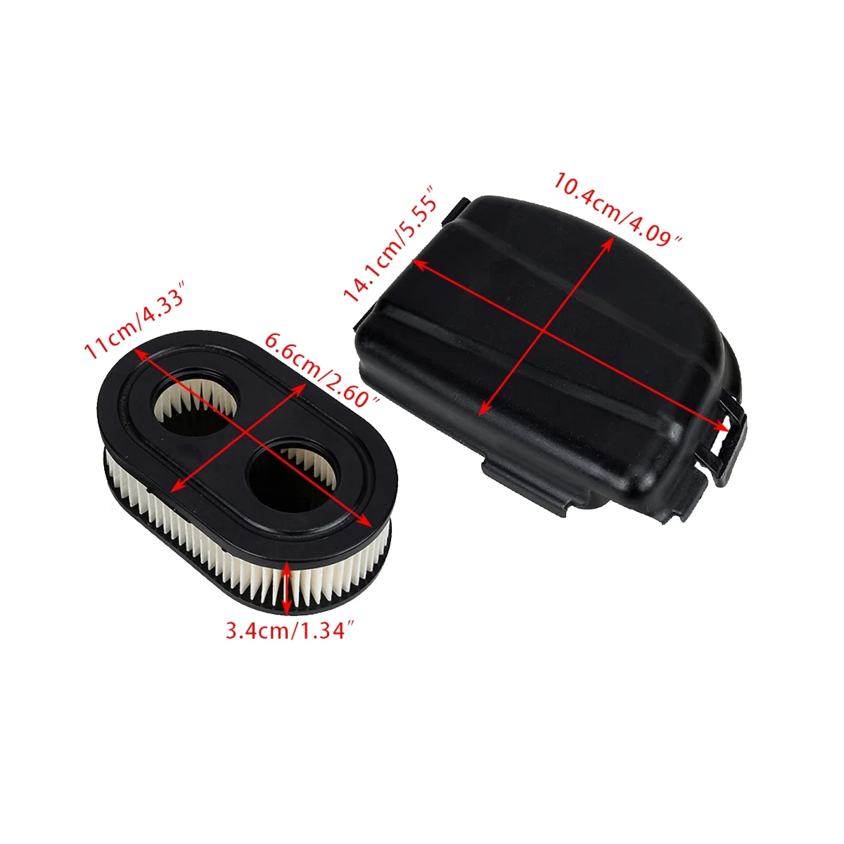 Крышка воздушного фильтра 594106 595658 совместима с воздушным фильтром BS для моделей