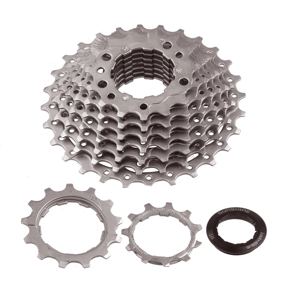 SUNSHINE 9-скоростной горный велосипед Freewheel 9S 11-32T/36T/40T/42T/46T/50T MTB велосипедная кассета