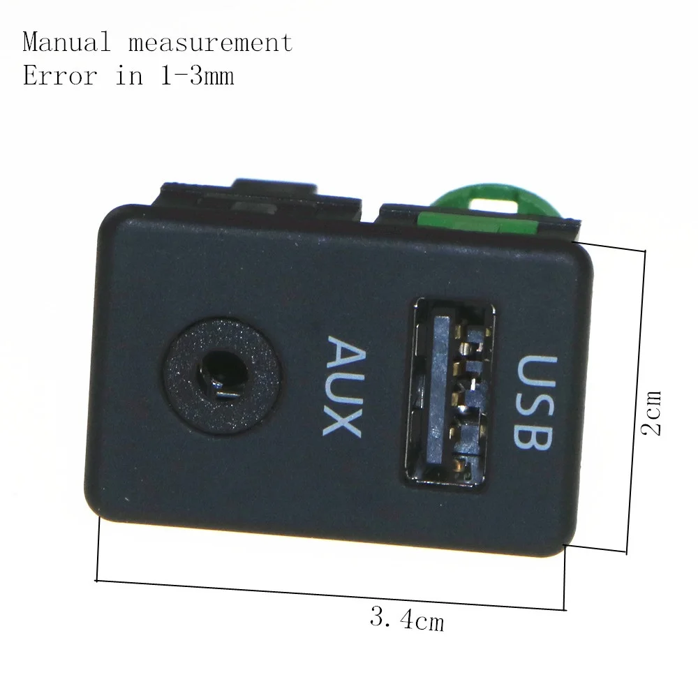 3CD 035 249A USB AUX кнопка переключения аудиоразъем для VW Golf 5 MK6 Passat B6 B7 Beetle Polo CC Touran Scirocco