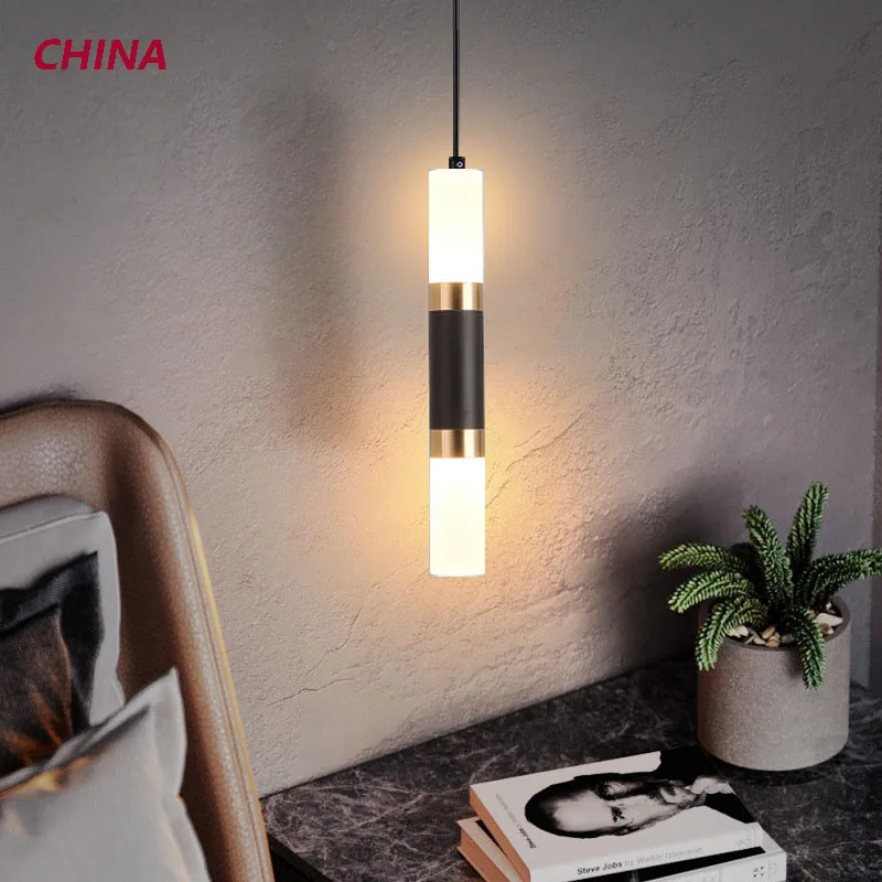 

Nordic Style LED High Quality Aluminum Chandelier Bedroom Living Room Corridor Double Head Lamp COB Spotlight 7W10W