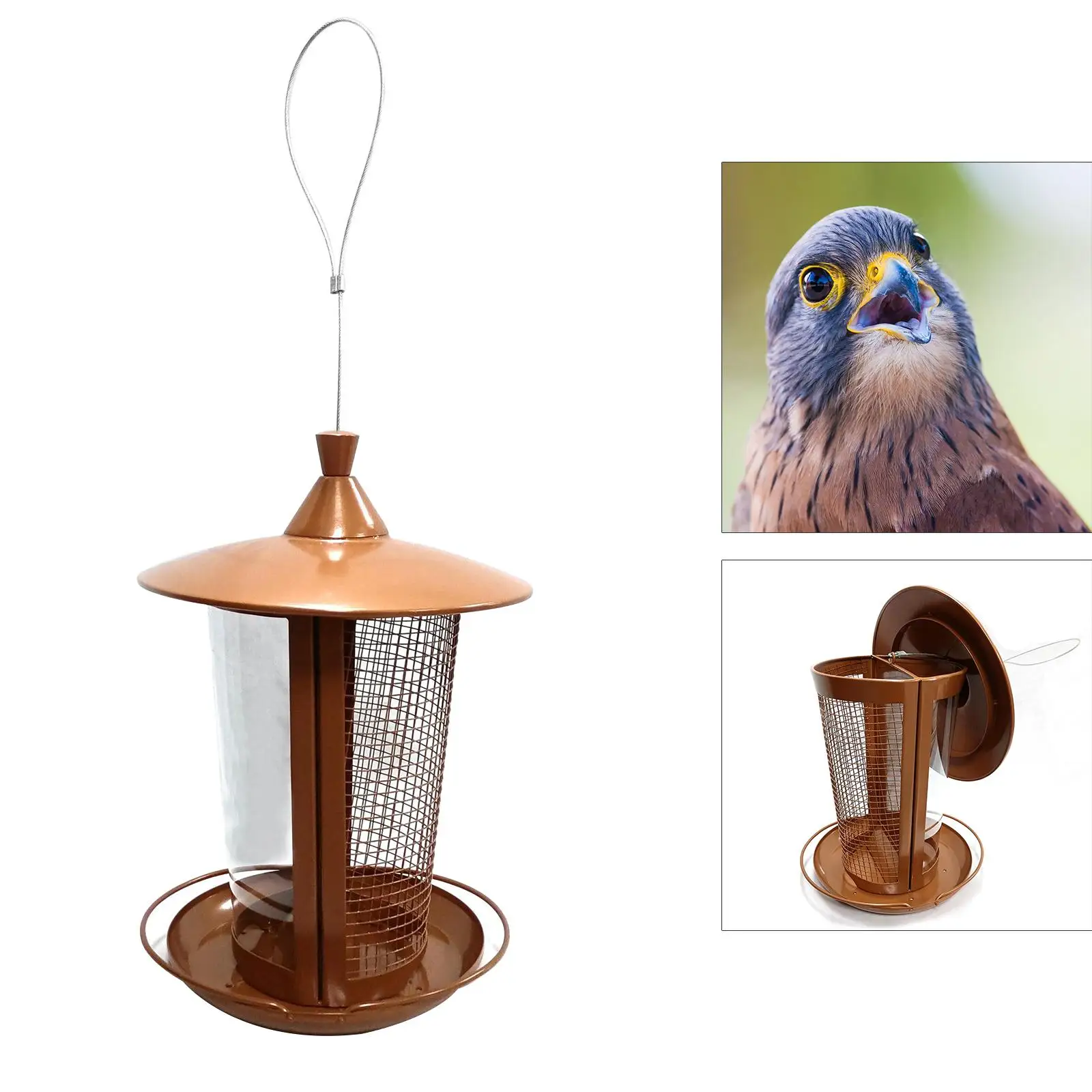

Net Hanging Bird Feeding Station for Garden Outdoor Decor Supplies