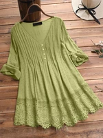 heart collar dress womens solid color jacquard simple lace a line dress