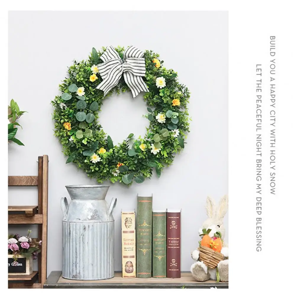 

False Wreath Environmentally Friendly Simulation Garland Realistic Micro Landscape Universal Artificial Wreath Decorative