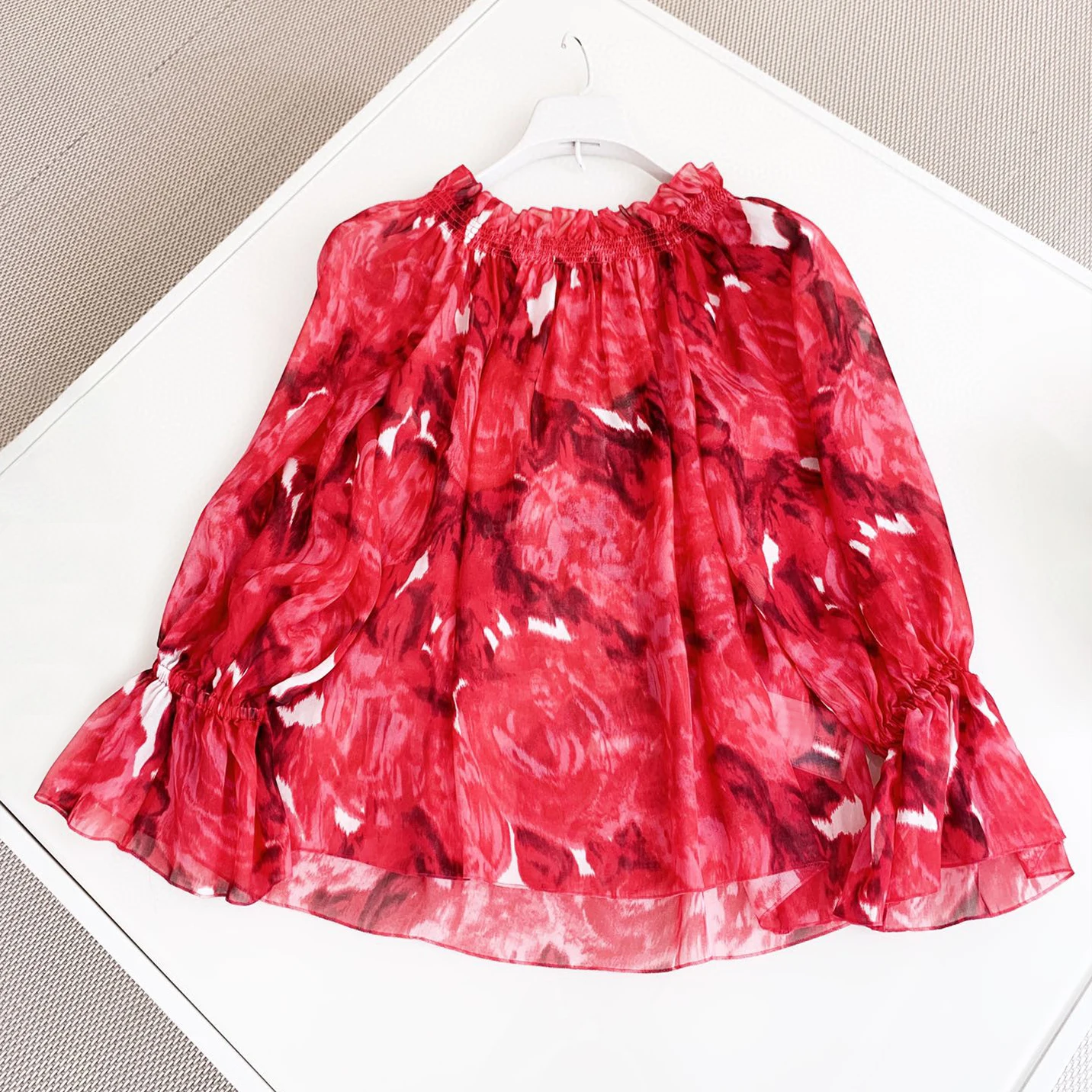 

NIGO Red Long Sleeve Floral Top Shorts Ngvp #nigo6285