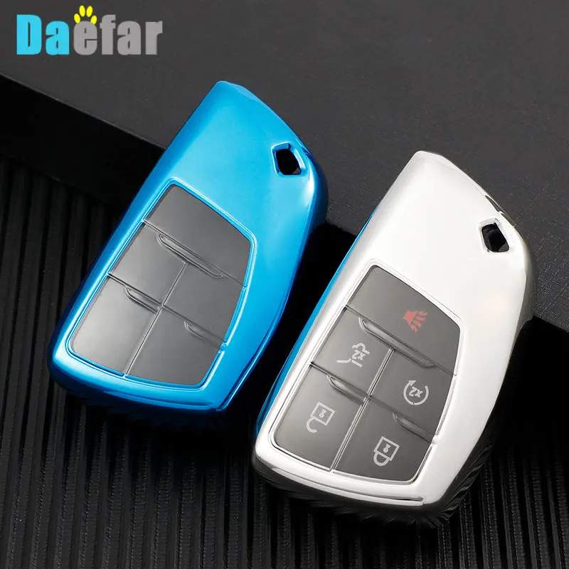 

5/6 Buttons Car Key Cover Case Shell For GMC Yukon For Chevrolet Tahoe Suburban For Buick ENVISION S Plus Avenir 2020 2021 2022