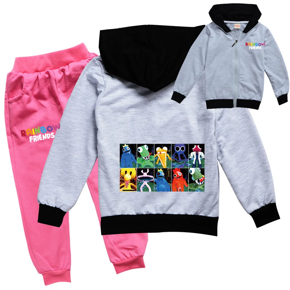 Спортивный костюм с капюшоном для мальчиков и девочек 2-13 лет