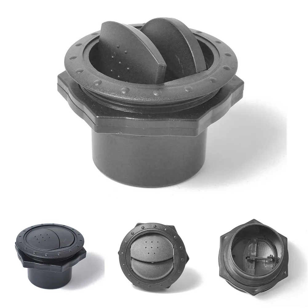 

Universal Air Outlet 60mm/1.57" Round A/C Vent For RV Bus Boat Yacht (Black) ABS Black Motorhomes Buses Yachts Durable New
