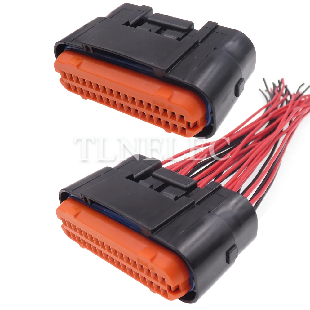 34 Pin Way Auto ECU Проводные разъемы, автомобильная компьютерная система управления, проводной разъем с проводами MX23A34XF1 MX23A34SF1 MX23A34NF1