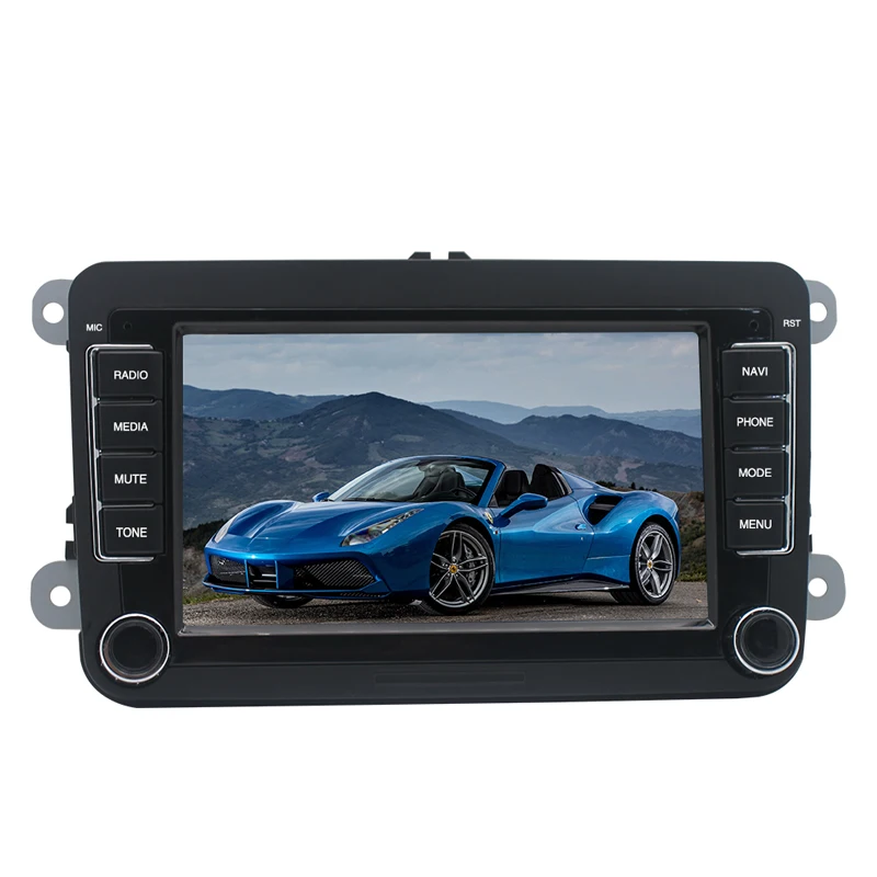 

Android 12 Double Din 7 Inch Car Stereo DVD Player for VW Navigation Digital Radio In Dash Audio Headunit with Canbus