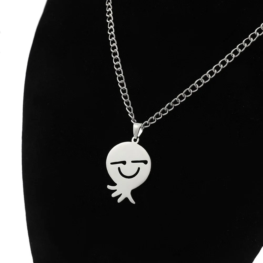 

Retro Octopus Pendant Necklace for Women Men Stainless Steel Silver Plated Animal Doodle Necklace Vintage Gothic Jewelry Gift