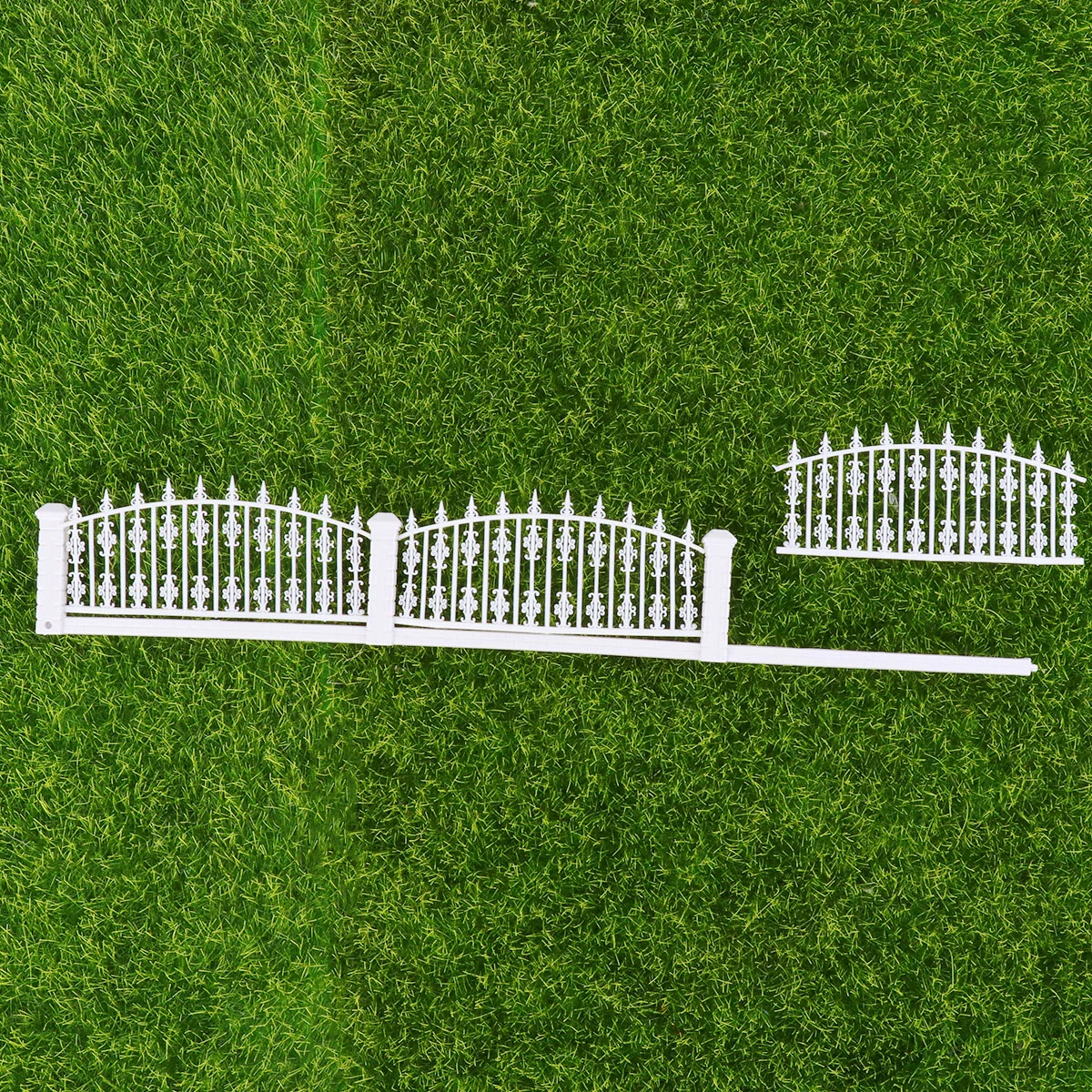 

Artificiales Para Fence Model DIY Garden Sand Table Accessories White
