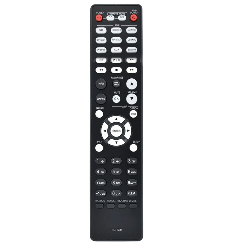 

53CC AV Receiver Remote Control RC-1234 for Denon Amplifier PMA-600NE DCD-600NE Spare