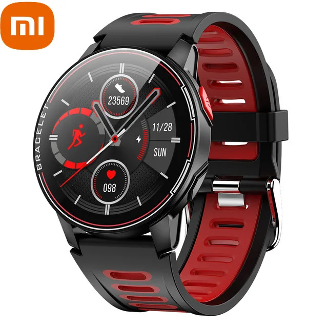 

Смарт-часы Xiaomi для мужчин и женщин, водонепроницаемые Ip68 Смарт-часы с Bluetooth, фитнес-трекер, пульсометр