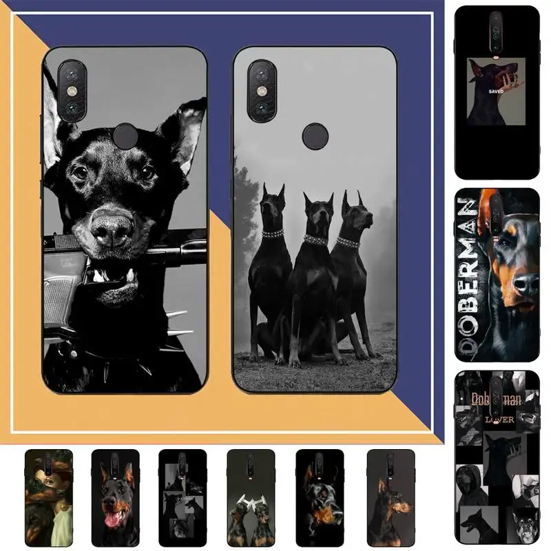 

Animal Dachshund Doberman dog Phone Case for Redmi Note 8 7 9 4 6 pro max T X 5A 3 10 lite pro