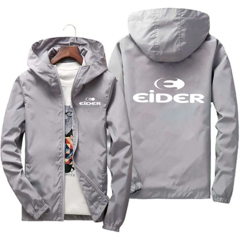 

Summer Essential Sunscreen Clothing EIDER Brand Men's Jacket for Leisure Travel Camping Beach Beach Fashion Hoodie Large Clothin